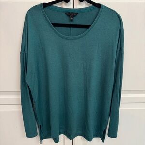 Banana Republic Deep Teal Long Sleeve Top Lightweight Sweater. Size L